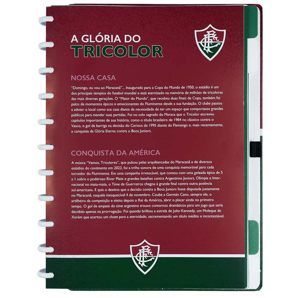 Caderno Inteligente Fluminense Escudo - UN