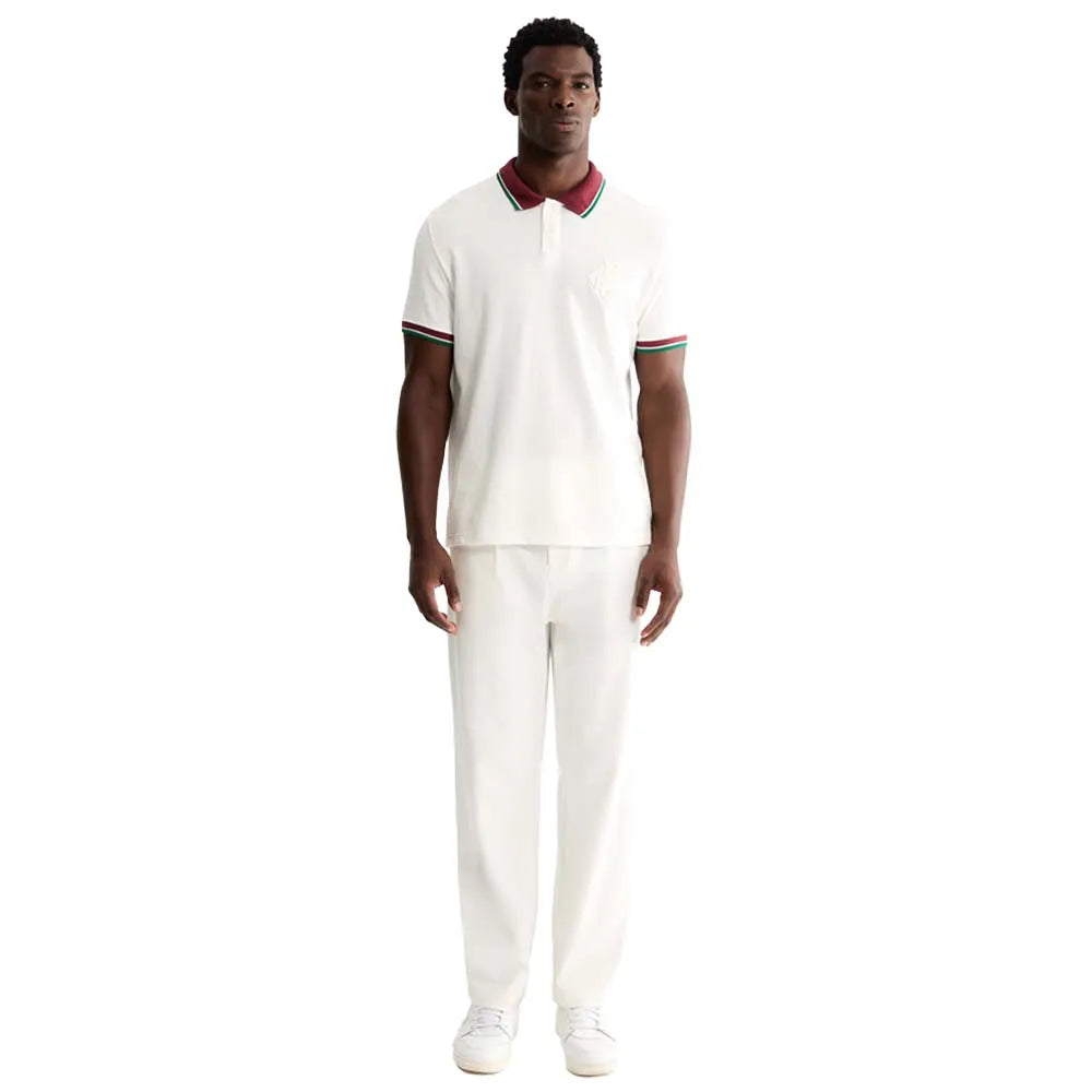 Camisa Polo Fluminense Assis Off White Foxton