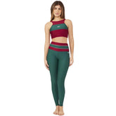 Calça Legging Fluminense Cós Recorte 02 Verde Blueman