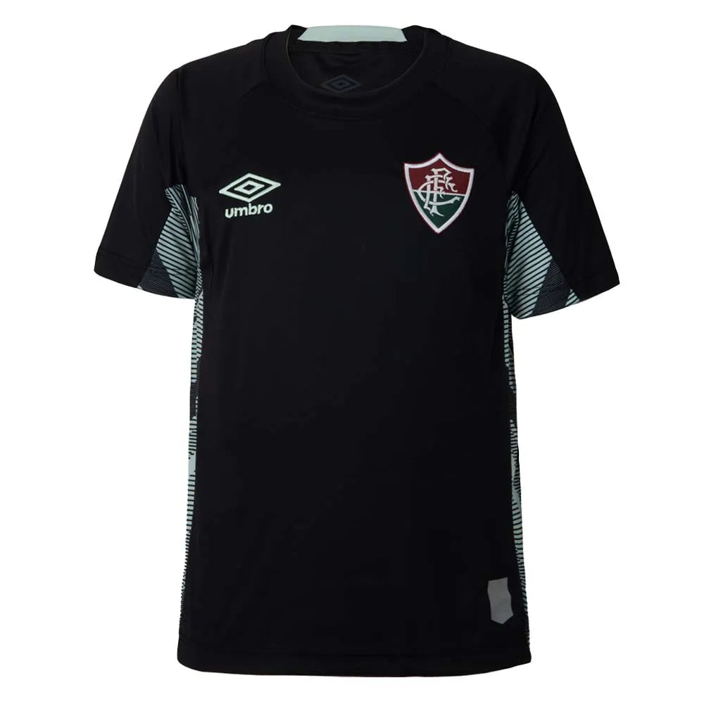 Camisa Fluminense Juvenil Goleiro 2025 Preto/Verde Umbro