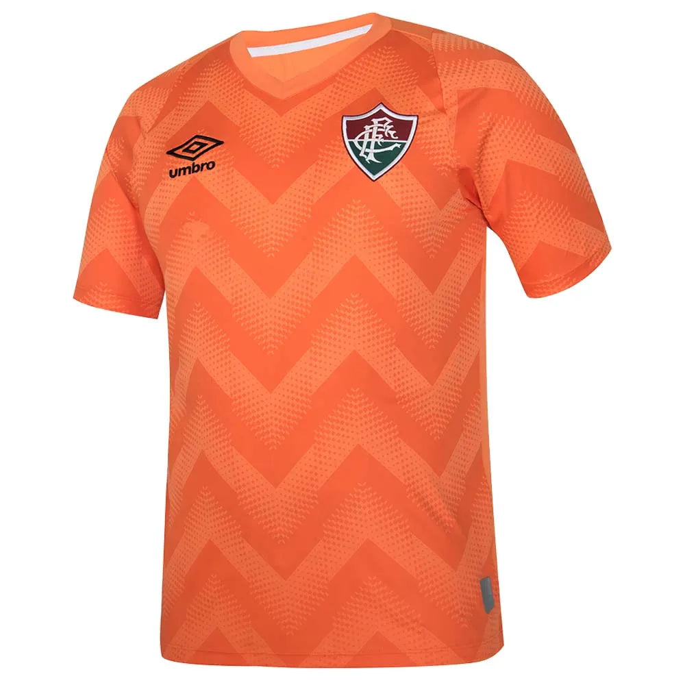 Camisa Fluminense Goleiro Laranja Oficial 2024 Umbro