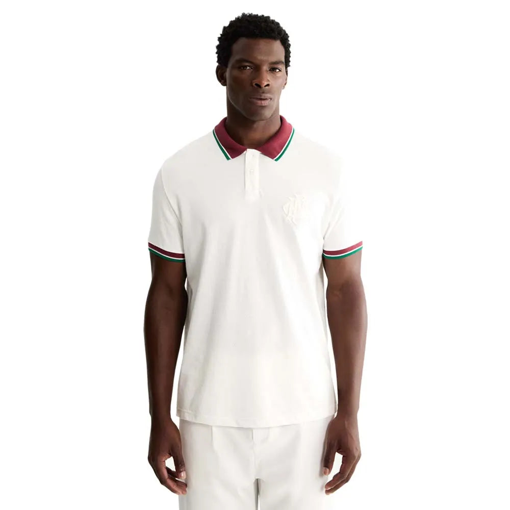 Camisa Polo Fluminense Assis Off White Foxton