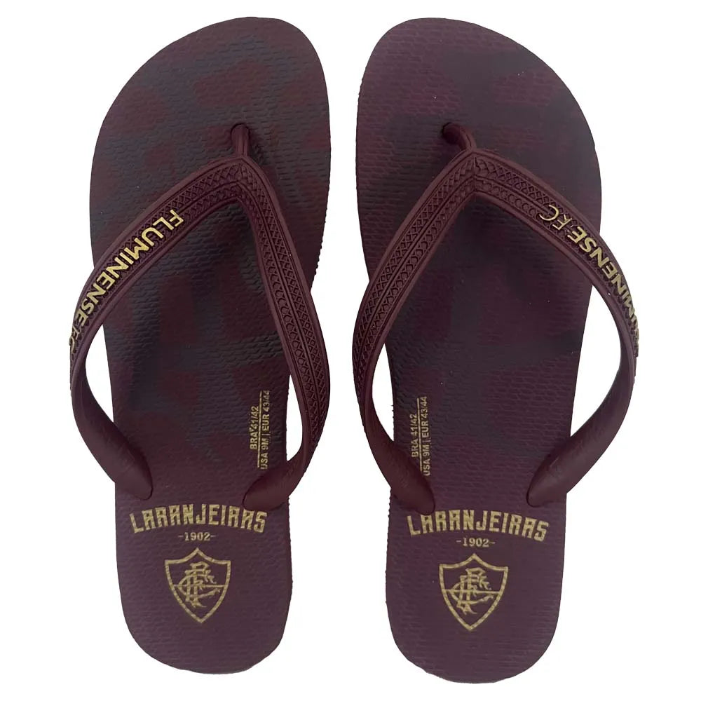 Chinelo Fluminense Laranjeiras Grená
